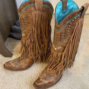 Corral fringe boots